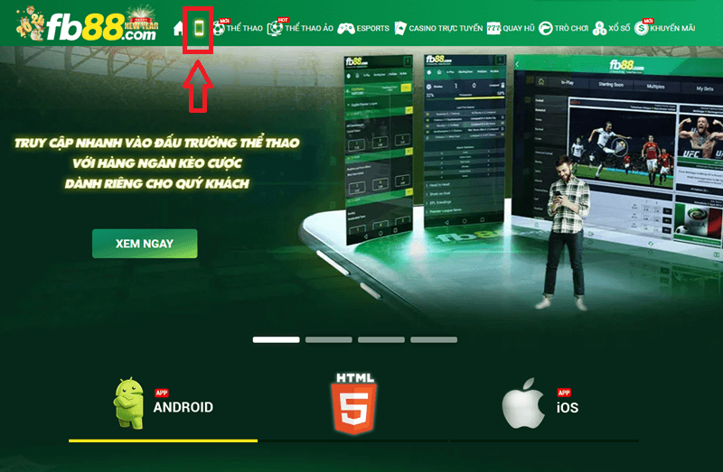 Tìm và tải app nhà cái FB88 - Đăng ký FB88 ngay trên điện thoại di động